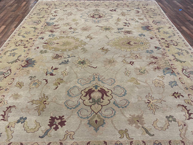 Pakistani Rug Hand Knotted Oriental Rug Very Fine Pakistan Peshawar 14'1x10'6