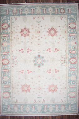 Pakistani Rug Hand Knotted Oriental Rug Very Fine Pakistan Peshawar 14'4x10'4