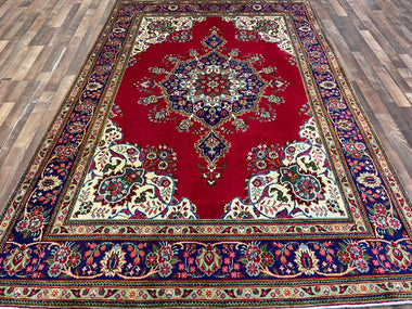 Persian Rug Hand Knotted Oriental Rug Persian (Origin #2738) 6'11x10'2