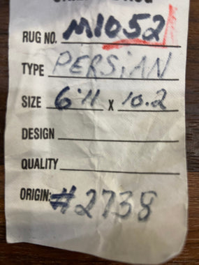 Persian Rug Hand Knotted Oriental Rug Persian (Origin #2738) 6'11x10'2