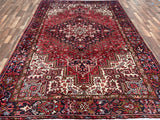 Persian Rug Hand Knotted Oriental Rug Type: Persian // Design: Heriz (Origin #1015) 7'5x11'3