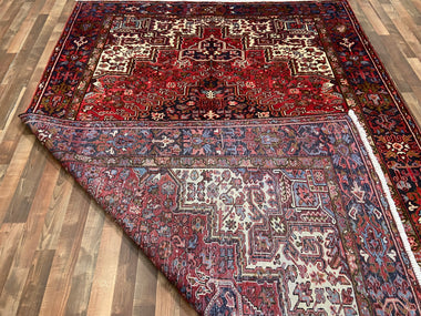 Persian Rug Hand Knotted Oriental Rug Type: Persian // Design: Heriz (Origin #1015) 7'5x11'3