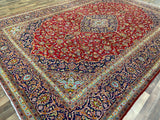 Persian Rug Hand Knotted Oriental Rug Type: Persian - Design: Tabriz 9'11x14'2