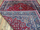 Persian Rug Hand Knotted Oriental Rug Very Fine Old Persian Kashan 12'4x9'6
