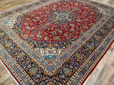 Persian Rug Hand Knotted Oriental Rug Very Fine Persian Kashan 10'3x12'10
