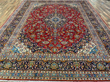 Persian Rug Hand Knotted Oriental Rug Very Fine Persian Kashan 10'3x12'10