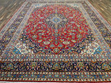 Persian Rug Hand Knotted Oriental Rug Very Fine Persian Kashan 10'3x12'10