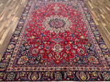Persian Rug Hand Knotted Oriental Rug Very Fine Persian Kashan 10'5x7'4
