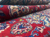 Persian Rug Hand Knotted Oriental Rug Very Fine Persian Kashan 10'5x7'4