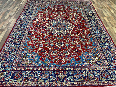 Persian Rug Hand Knotted Oriental Rug Very Fine Persian Kashan 10'8x8'6