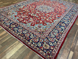 Persian Rug Hand Knotted Oriental Rug Very Fine Persian Kashan 10'8x8'6