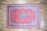 Persian Rug Hand Knotted Oriental Rug Very Fine Persian Kashan 11'1x7'10