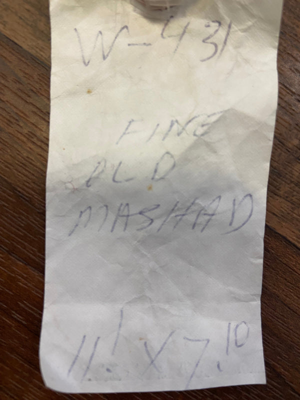 Persian Rug Hand Knotted Oriental Rug Very Fine Persian Kashan 11'1x7'10