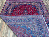 Persian Rug Hand Knotted Oriental Rug Very Fine Persian Kashan 11'1x7'10