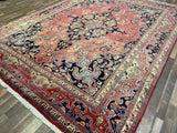Persian Rug Hand Knotted Oriental Rug Very Fine Persian Kashan 11'2x8'8