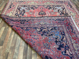 Persian Rug Hand Knotted Oriental Rug Very Fine Persian Kashan 11'2x8'8