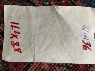 Persian Rug Hand Knotted Oriental Rug Very Fine Persian Kashan 11'2x8'8