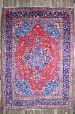 Persian Rug Hand Knotted Oriental Rug Very Fine Persian Kashan 11'3x8'0