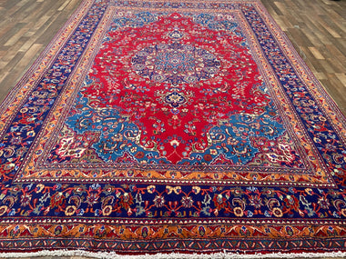 Persian Rug Hand Knotted Oriental Rug Very Fine Persian Kashan 11'3x8'0