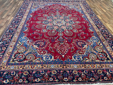 Persian Rug Hand Knotted Oriental Rug Very Fine Persian Kashan 11'8x8'7