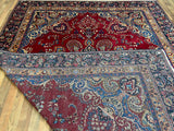 Persian Rug Hand Knotted Oriental Rug Very Fine Persian Kashan 11'8x8'7