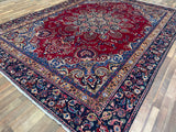Persian Rug Hand Knotted Oriental Rug Very Fine Persian Kashan 11'8x8'7