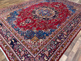 Persian Rug Hand Knotted Oriental Rug Very Fine Persian Kashan 12'10x9'6