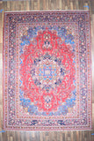 Persian Rug Hand Knotted Oriental Rug Very Fine Persian Kashan 12'10x9'6