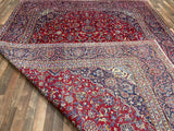 Persian Rug Hand Knotted Oriental Rug Very Fine Persian Kashan 12'1x9'0