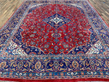 Persian Rug Hand Knotted Oriental Rug Very Fine Persian Kashan 12'1x9'9
