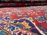 Persian Rug Hand Knotted Oriental Rug Very Fine Persian Kashan 12'1x9'9