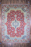 Persian Rug Hand Knotted Oriental Rug Very Fine Persian Kashan 12'4x9'1