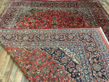Persian Rug Hand Knotted Oriental Rug Very Fine Persian Kashan 12'5x9'8