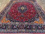 Persian Rug Hand Knotted Oriental Rug Very Fine Persian Kashan 12'6x9'8