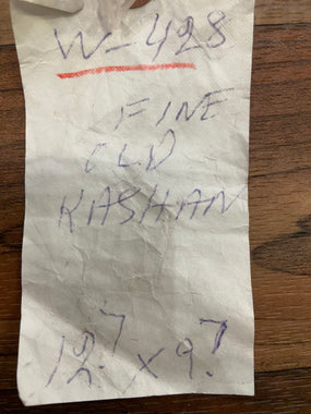 Persian Rug Hand Knotted Oriental Rug Very Fine Persian Kashan 12'7x9'7