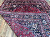 Persian Rug Hand Knotted Oriental Rug Very Fine Persian Kashan 12'8x9'7