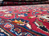 Persian Rug Hand Knotted Oriental Rug Very Fine Persian Kashan 12'8x9'7