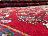 Persian Rug Hand Knotted Oriental Rug Very Fine Persian Kashan 12'8x9'7