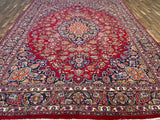 Persian Rug Hand Knotted Oriental Rug Very Fine Persian Kashan 12'8x9'7