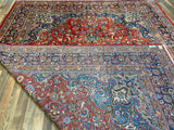 Persian Rug Hand Knotted Oriental Rug Very Fine Persian Kashan 12'8x9'8