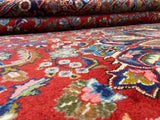 Persian Rug Hand Knotted Oriental Rug Very Fine Persian Kashan 12'8x9'8