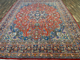 Persian Rug Hand Knotted Oriental Rug Very Fine Persian Kashan 12'8x9'8