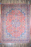 Persian Rug Hand Knotted Oriental Rug Very Fine Persian Kashan 12'8x9'8