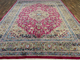 Persian Rug Hand Knotted Oriental Rug Very Fine Persian Kashan 12'9x9'9