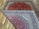 Persian Rug Hand Knotted Oriental Rug Very Fine Persian Kashan 13'6x9'5