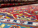 Persian Rug Hand Knotted Oriental Rug Very Fine Persian Kashan 13'6x9'7