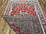 Persian Rug Hand Knotted Oriental Rug Very Fine Persian Kashan 7x9