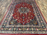 Persian Rug Hand Knotted Oriental Rug Very Fine Persian Kashan 7x9