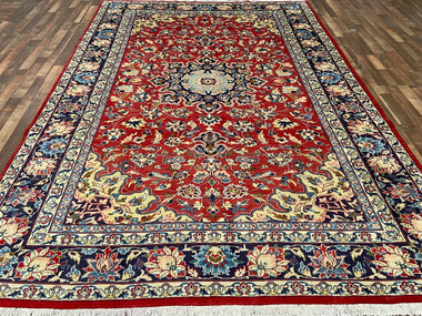 Persian Rug Hand Knotted Oriental Rug Very Fine Persian Kashan 8'0x11'6