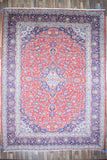 Persian Rug Hand Knotted Oriental Rug Very Fine Persian Kashan 9'11x13'5